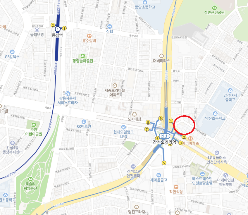 인천 남동구 간석동 간석오거리역 바로 앞 룸2개 엘베있는 공실 월세 매물번호 14867 사진 13